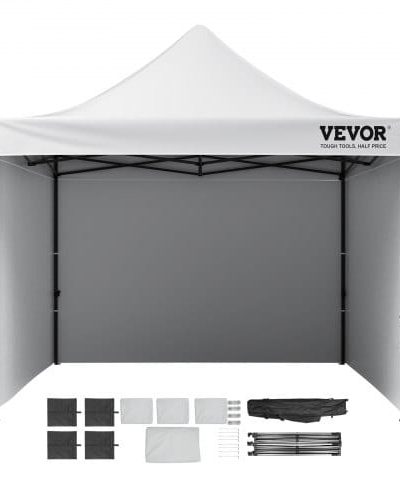 Partytent pop up 3 x 3 m wit