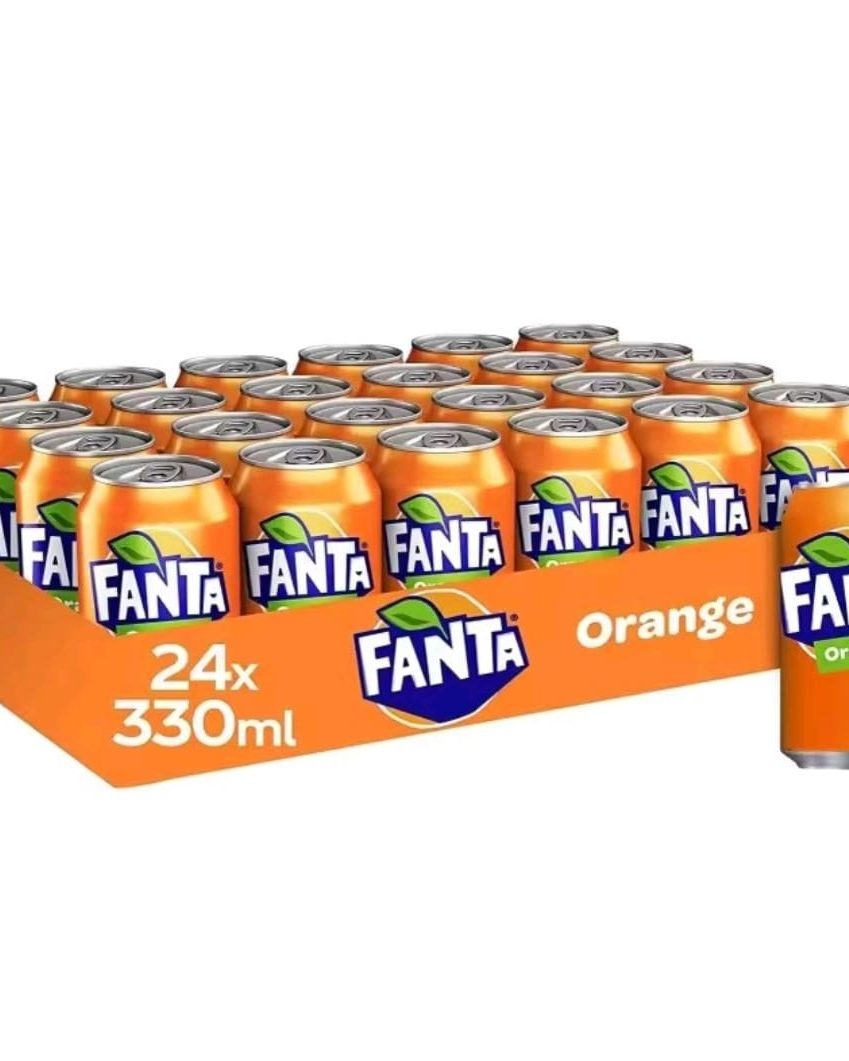 Frisdrank tray 24 blikjes (Cola, Fanta, Sprite e.a.)