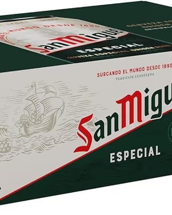 Bier tray 24 blikjes 330 ml (San Miguel of in overleg)